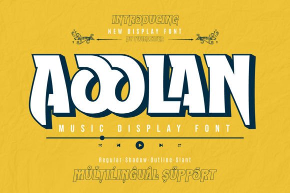 Aoolan: A Font for Music and Art Lovers