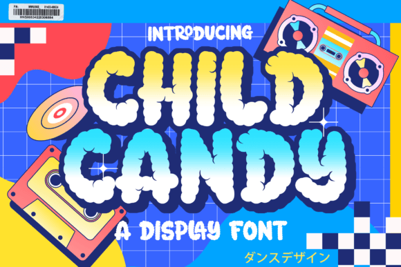 Child Candy City Pop Display Font: Retro-Modern Design