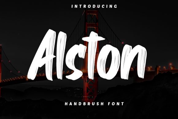 Discover Alston: A Modern Display Font for Bold Designs