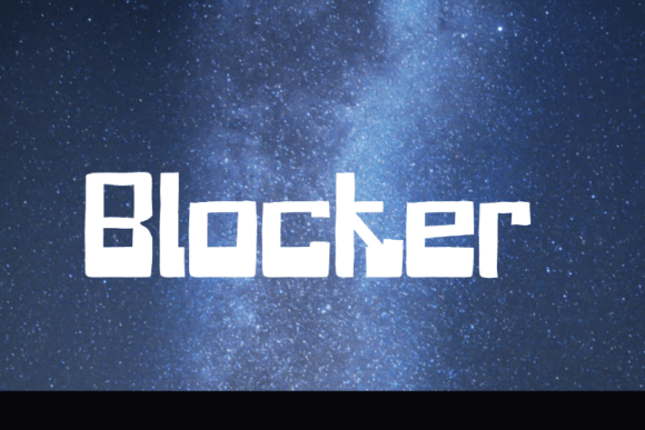 Discover Blocker: A Quirky Font for Creative Projects