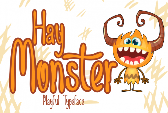 Discover Hay Monster: A Quirky Display Font for Playful Designs