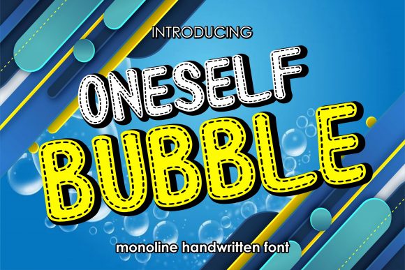 Discover Oneself Bubble: Playful Display Font for Creative Projects