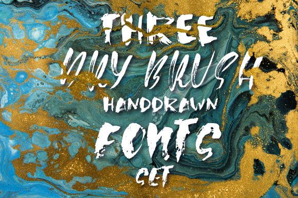Dry Brush: A Modern Brushed Display Font for Bold Designs