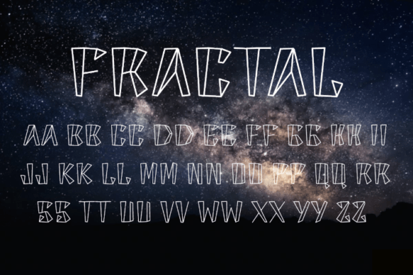 Fractal: A Display Font for Bold Visual Identity
