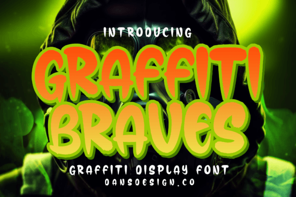 Graffiti Braves: A Modern Display Font for Bold Designs