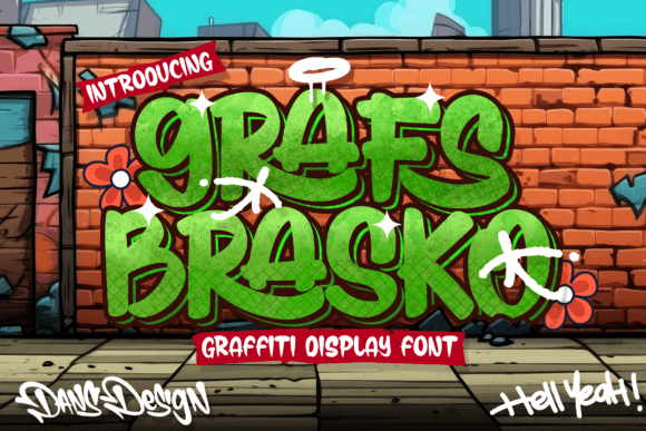 Grafs Brasco: A Unique Graffiti-Styled Display Font