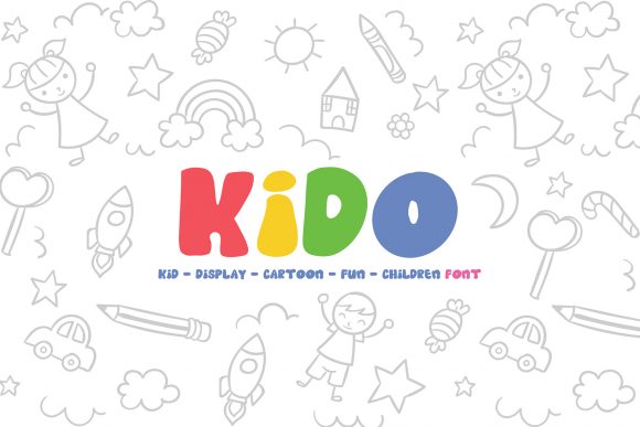 Kido: A Playful Display Font for Joyful Designs