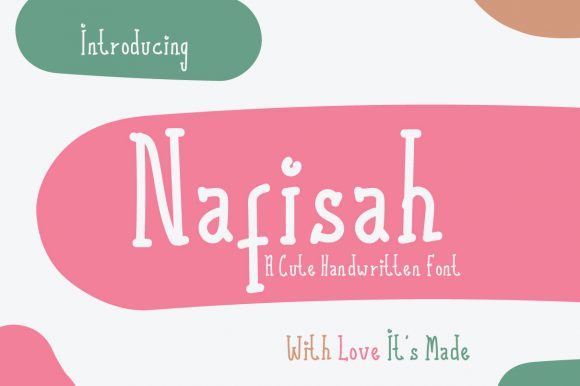 Nafisah: A Sweet Display Font for Creative Projects