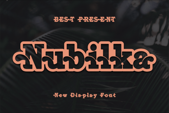 Nubilka: A Modern Display Font for Bold Design