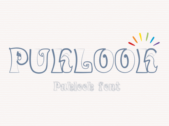 Puklook: A Charming Display Font for Creative Projects