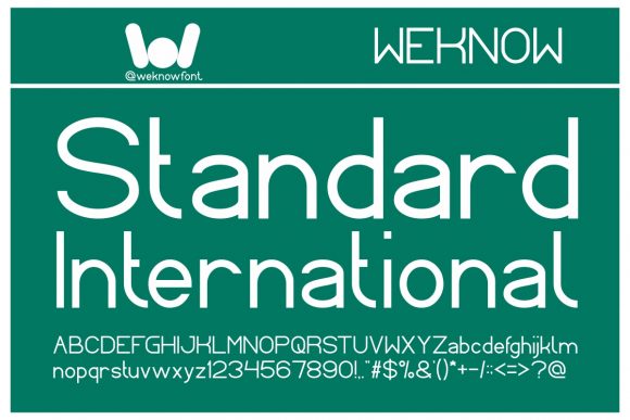 Standard International: A Clean Display Font for Modern Projects