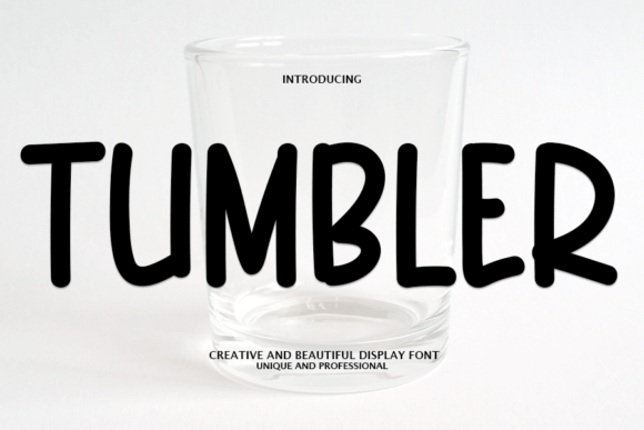 Tumbler: A Modern Display Font for Every Creative Project