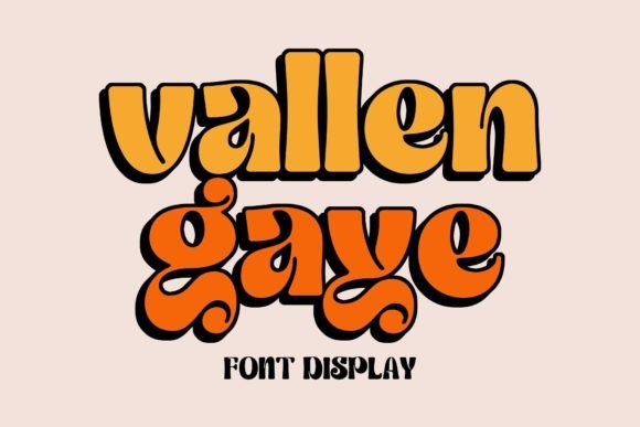 Valen Gaye: A Dazzling Display Font for Creative Passion